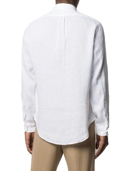 Chemise homme Ralph Lauren blanche lin