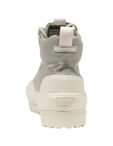 Baskets femme Superga vertes plateforme