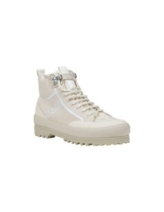 Baskets femme Superga beige plateforme