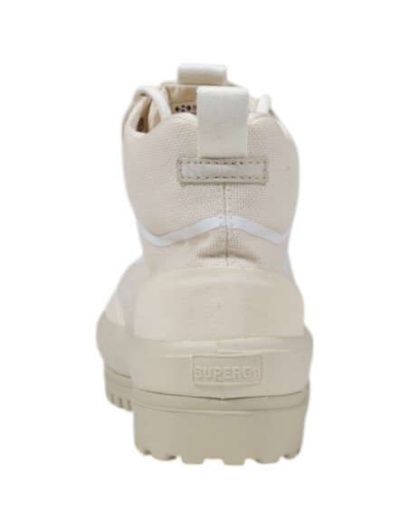 Baskets femme Superga beige plateforme