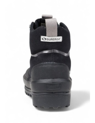 Baskets femme Superga noires plateforme