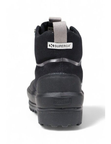 Baskets femme Superga noires plateforme