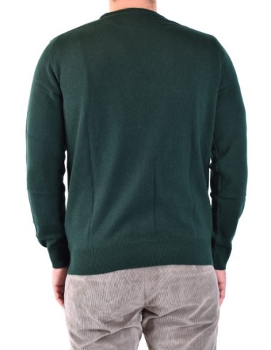 Pull homme Ralph Lauren vert laine