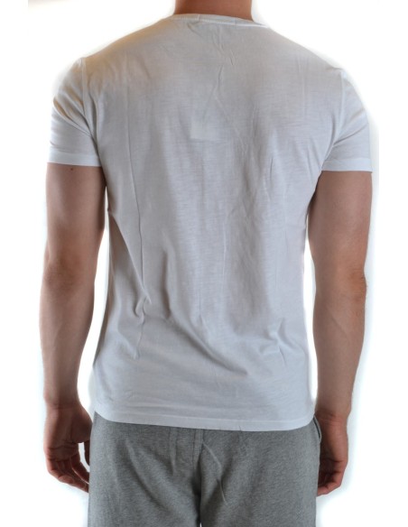 T-shirt homme Ralph Lauren blanc imprimé