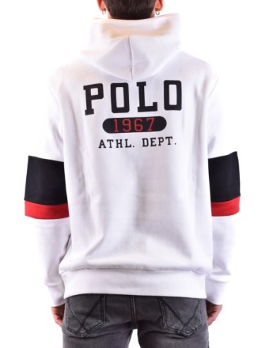 Sweat homme Ralph Lauren blanc