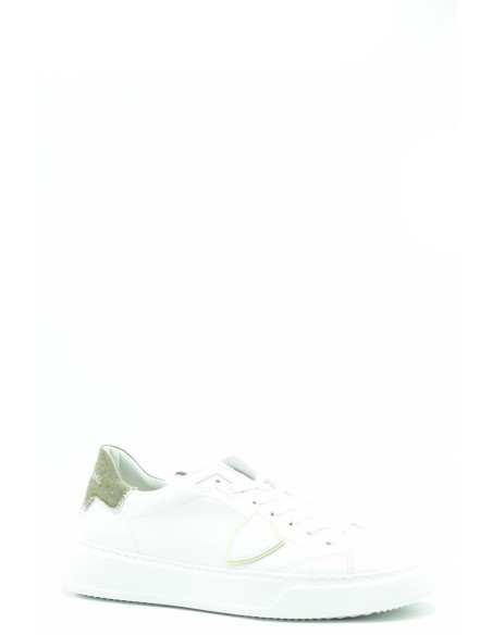 Baskets homme Philippe Model blanches cuir