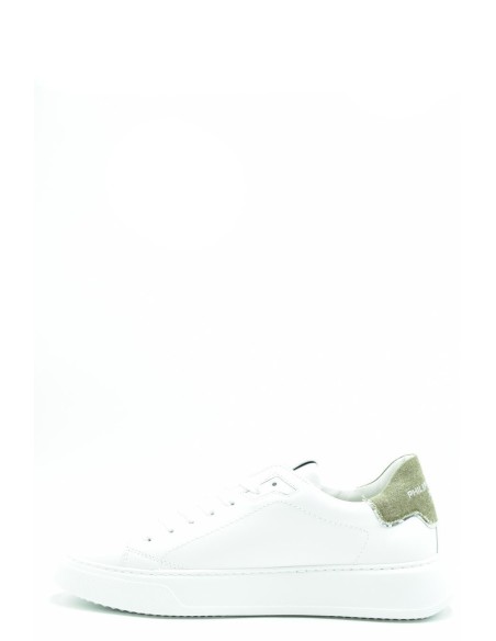 Baskets homme Philippe Model blanches cuir