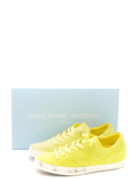 Baskets femme Philippe Model jaunes