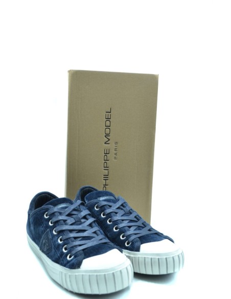 Baskets femme Philippe Model bleues