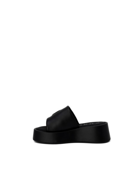 Mules femme Furla noires cuir