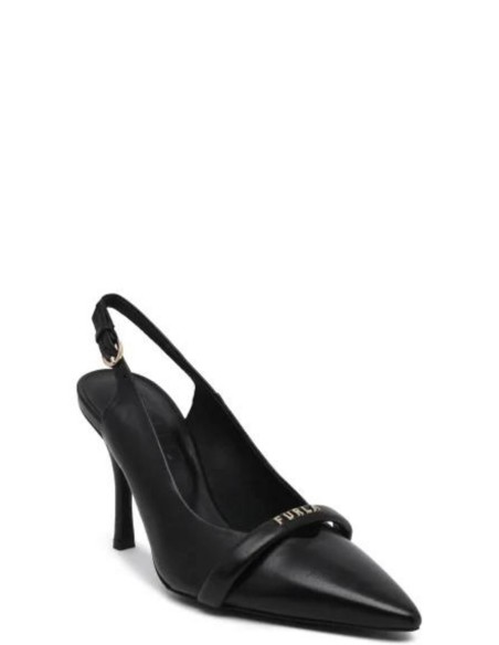Escarpins femme Furla noirs cuir