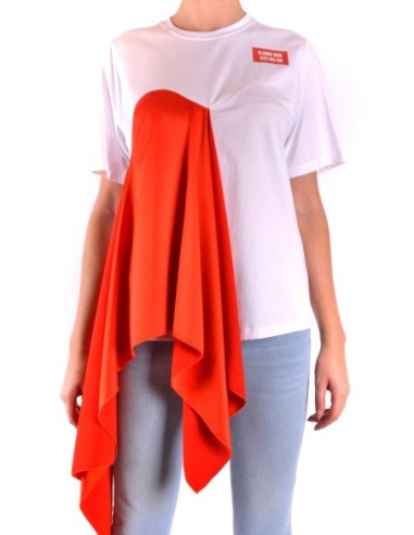 T‑shirt femme Msgm blanc coton