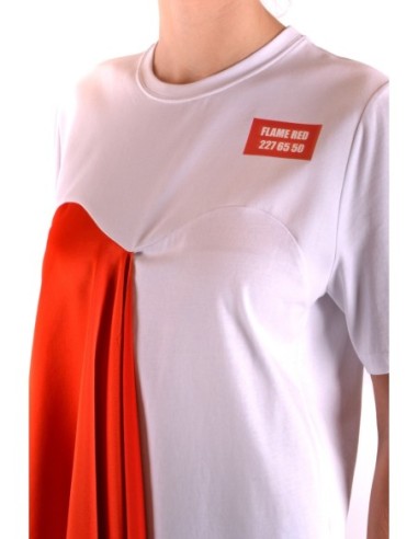 T‑shirt femme Msgm blanc coton