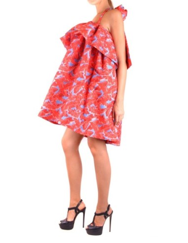 Robe femme Msgm rouge imprimée
