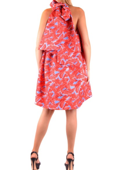 Robe femme Msgm rouge imprimée