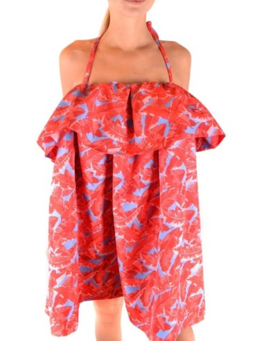 Robe femme Msgm rouge imprimée