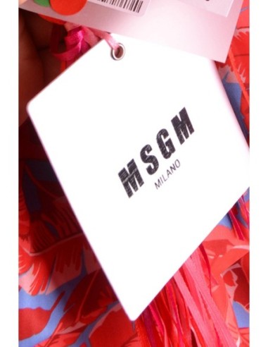 Robe femme Msgm rouge imprimée