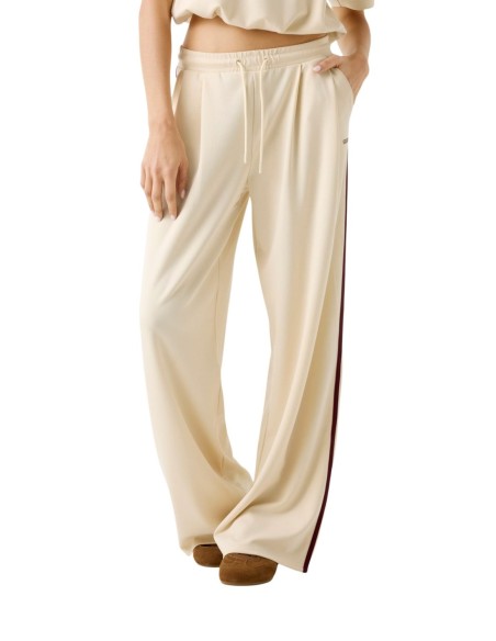 Pantalon femme Guess Active beige lacets