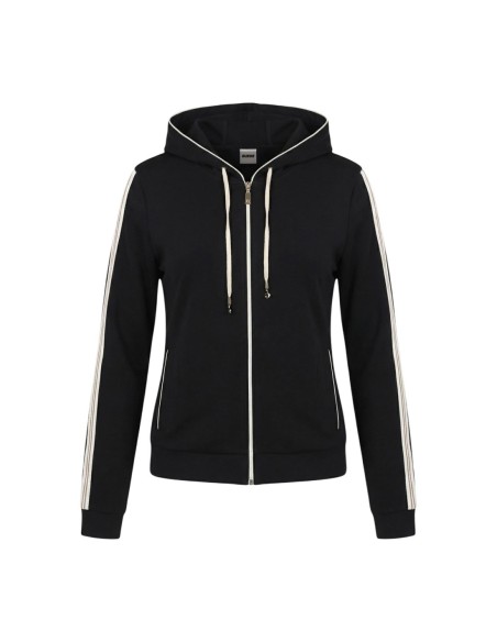 Sweat femme Guess Active noir capuche
