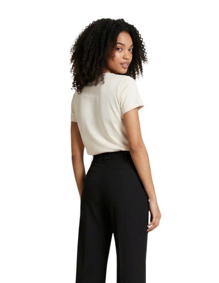 T‑shirt femme Guess Active beige imprimé