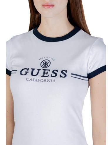 Robe femme Guess Active blanche imprimée