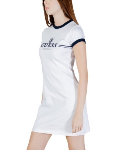 Robe femme Guess Active blanche imprimée