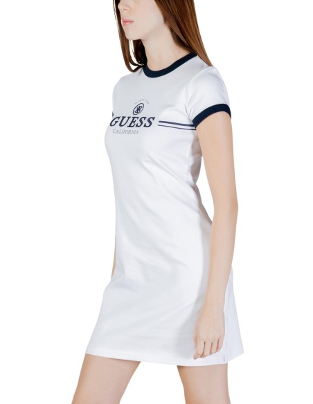 Robe femme Guess Active blanche imprimée