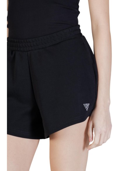Short femme Guess Active noir lacets