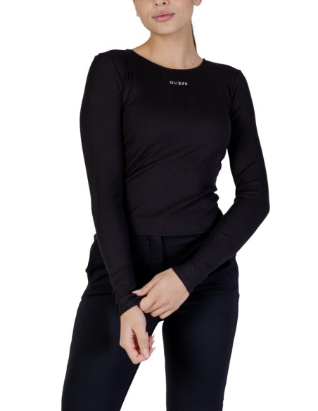 T‑shirt femme Guess Active noir ML