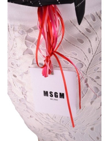 Jupe femme MSGM blanche
