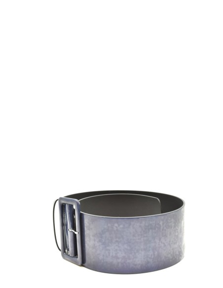 Ceinture femme MSGM bleu cuir