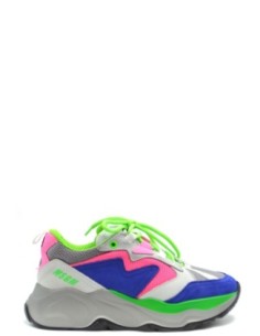 Baskets femme MSGM multicolores cuir