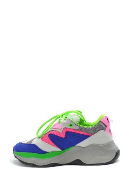 Baskets femme MSGM multicolores cuir