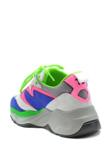 Baskets femme MSGM multicolores cuir