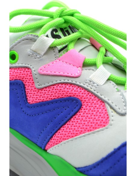 Baskets femme MSGM multicolores cuir