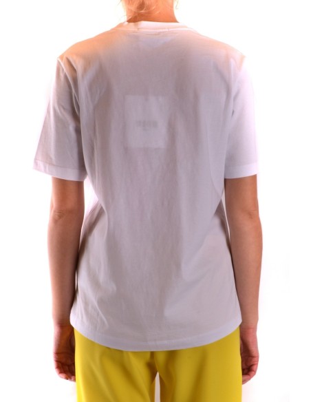 T‑shirt femme MSGM blanc paillettes