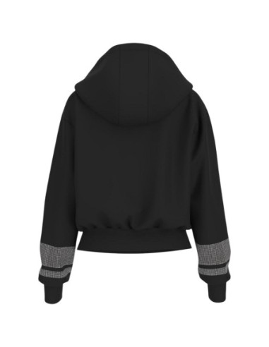 Sweat femme Guess Active noir capuche light