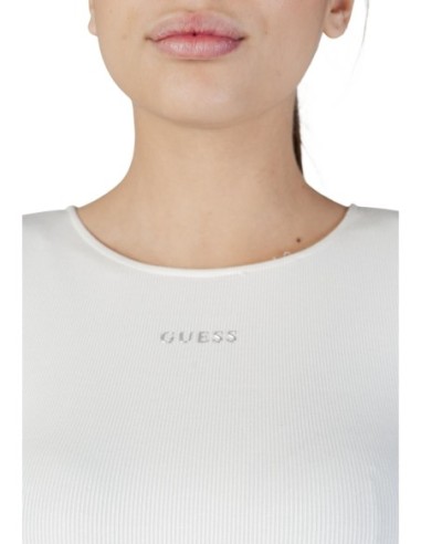 T‑shirt femme Guess Active blanc ML