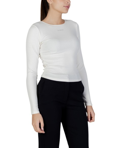 T‑shirt femme Guess Active blanc ML