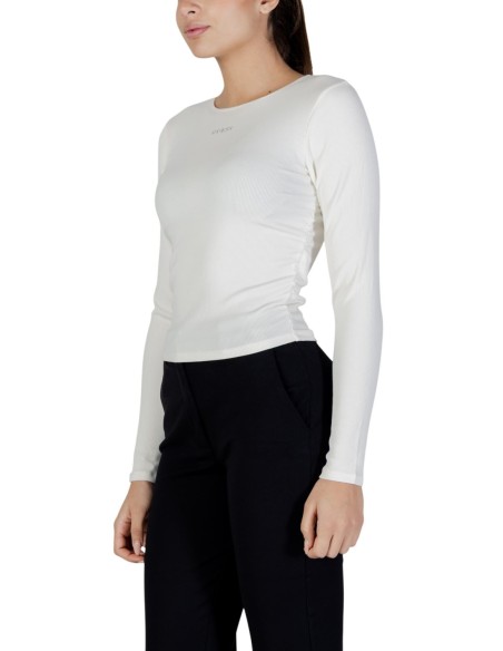 T‑shirt femme Guess Active blanc ML
