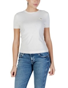 T‑shirt femme Guess Active blanc modal