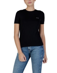 T-shirt femme Guess Active noir mono light