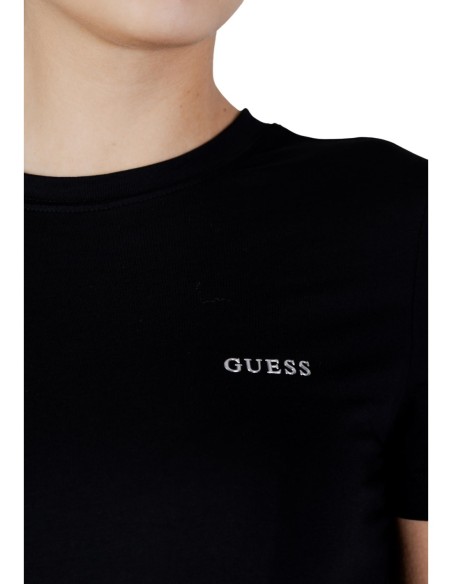 T-shirt femme Guess Active noir mono light