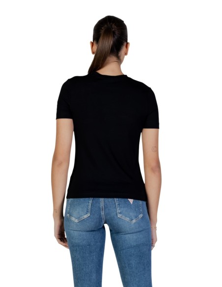 T-shirt femme Guess Active noir mono light