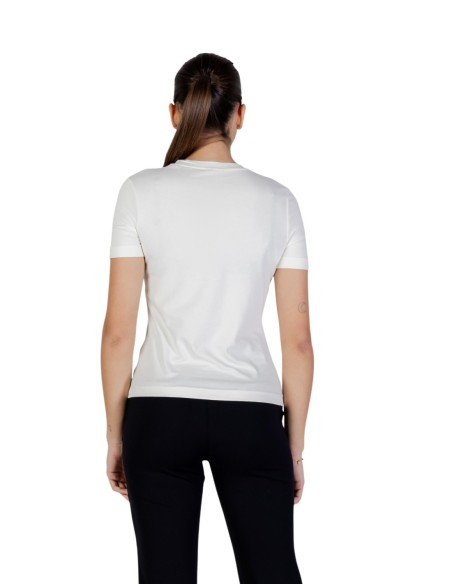 T-shirt femme Guess Active blanc mono light