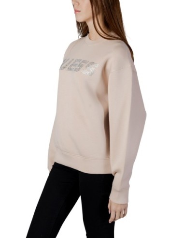 Sweat femme Guess Active rose imprimé