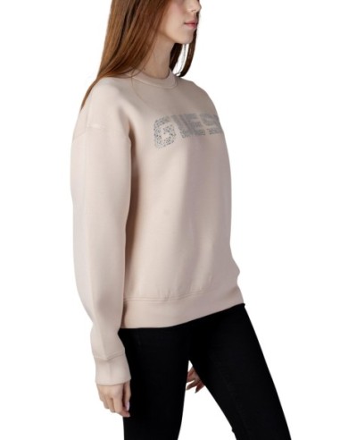 Sweat femme Guess Active rose imprimé