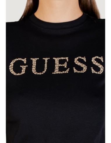 T-shirt femme Guess Active noir mono summer