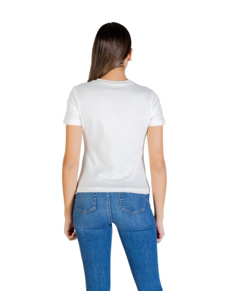 T-shirt femme Guess Active blanc mono summer