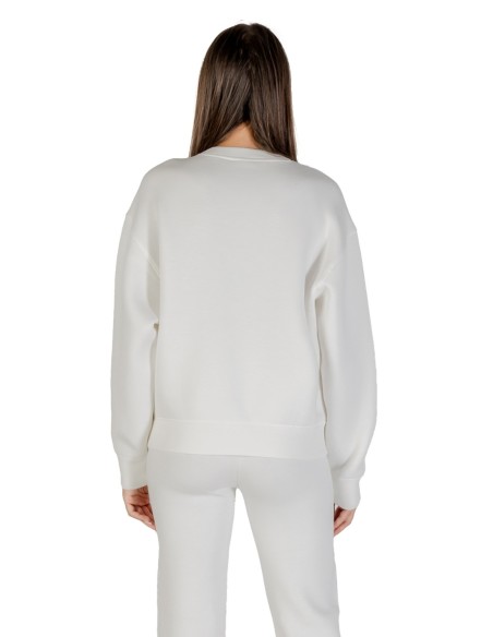 Sweat femme Guess Active blanc imprimé winter